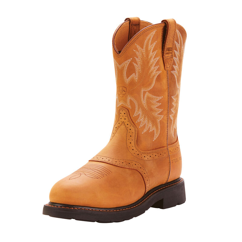 Ariat Sierra Saddle Steel Toe - Miesten Ruskea Työsaappaat ( OFBELH-756 )